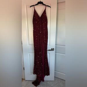 Beautiful Red Sequin Dress. Size Small NWT